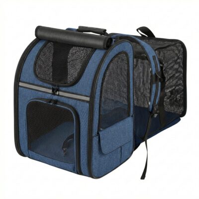 MOCHILA EXPANSIBLE 34X29X43 CM _MOD 3 /AZUL