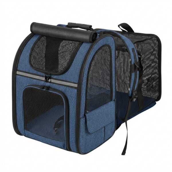 MOCHILA EXPANSIBLE 34X29X43 CM _MOD 3 /AZUL
