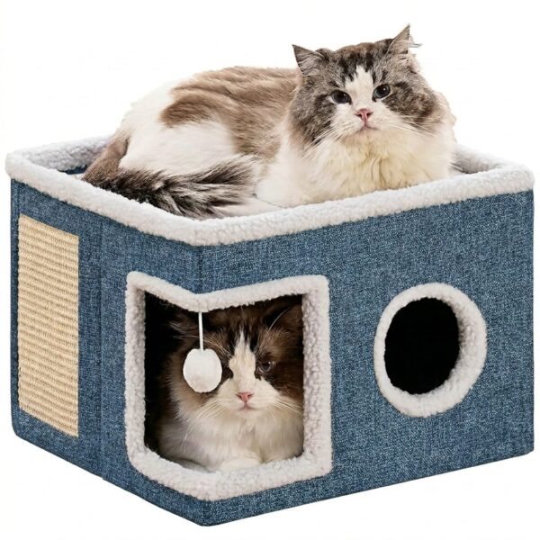CAMA CUCHA RASCADOR PLEGABLE 39X39X32CM