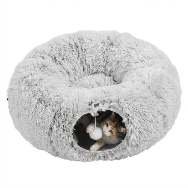 CUCHA TUNEL TERCIOPELO CON PELOTA