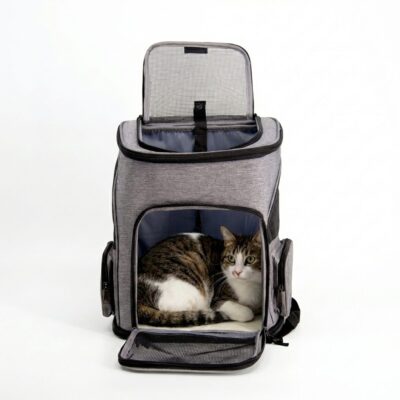 MOCHILA EXPANSIBLE 33X65X40 CM _MOD 2 /GRIS