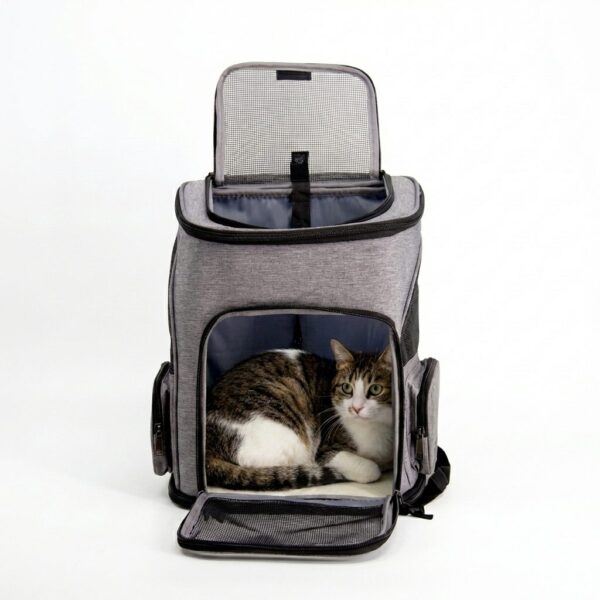 MOCHILA EXPANSIBLE 33X65X40 CM _MOD 2 /GRIS