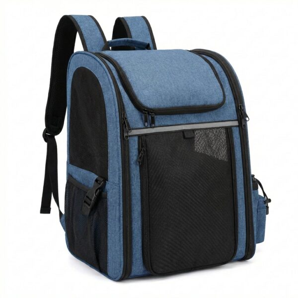 MOCHILA EXPANSIBLE 34X29X43 CM _MOD 1 /AZUL