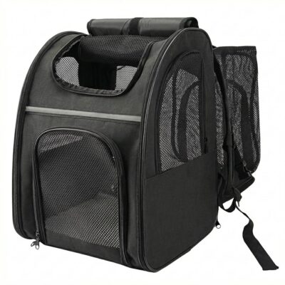 MOCHILA EXPANSIBLE 34X29X43 CM _MOD 3 /NEGRO