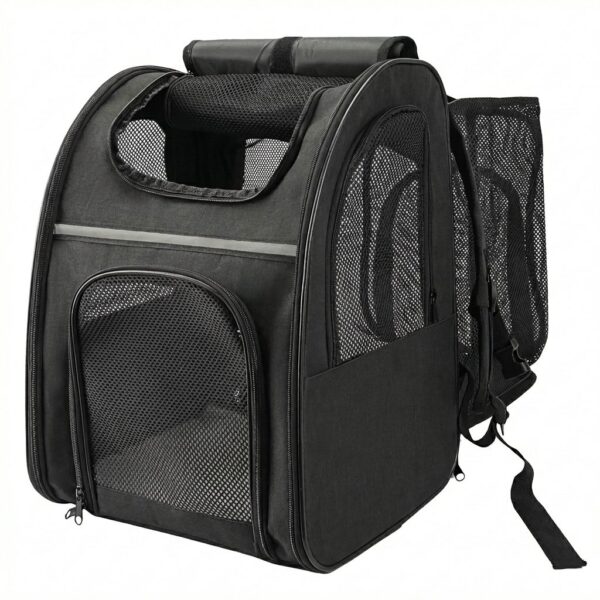 MOCHILA EXPANSIBLE 34X29X43 CM _MOD 3 /NEGRO