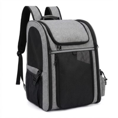 MOCHILA EXPANSIBLE 34X29X43 CM _MOD 1 /GRIS