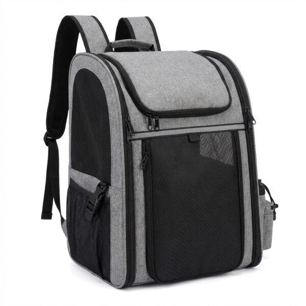 MOCHILA EXPANSIBLE 34X29X43 CM _MOD 1 /GRIS
