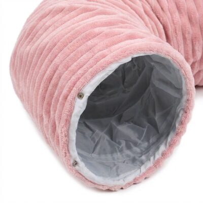 CUCHA TUNEL POLAR SOFT CON PELOTA _85X85X26 /ROSA