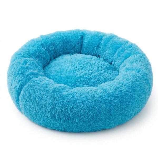 CAMA DONA TERCIOPELO LARGO _L 80 CM /CELESTE