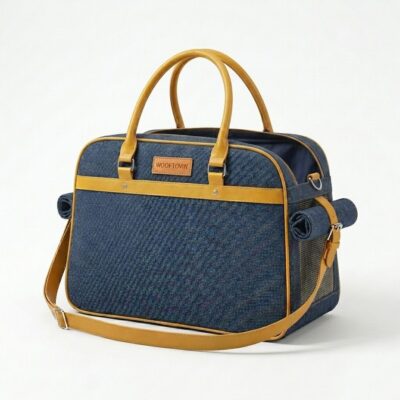 BOLSO TRANSPORTADOR DE DISEÑO _46X32X28 CM /GRIS