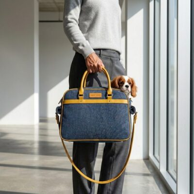 BOLSO TRANSPORTADOR DE DISEÑO _46X32X28 CM /GRIS