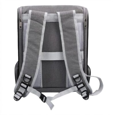 MOCHILA TRANSPORTADORA VENTANA TRANSPARENTE _32X28X41 CM /NEGRO