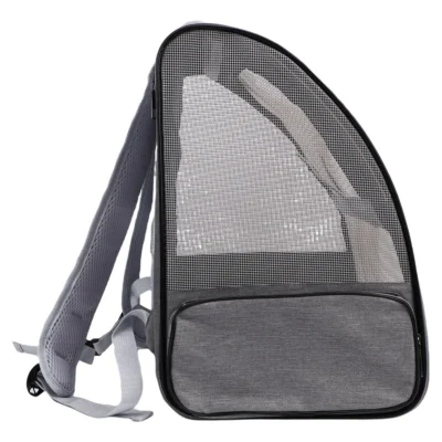 MOCHILA TRANSPORTADORA VENTANA TRANSPARENTE _32X28X41 CM /NEGRO