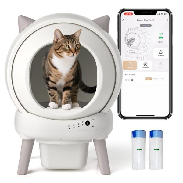 LITERA CON LIMPIEZA AUTOMÁTICA BEEPAW _ROCK-E 2.0 /BLANCO