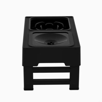 COMEDERO SLOW FEEDER CON ALTURA AJUSTABLE BEEPAW SLOW-E /NEGRO