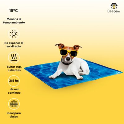 MANTA REFRIGERANTE PARA MASCOTAS BEEPAW COOL-E _MEDIUM