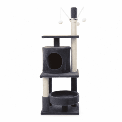 RASCADOR PARA GATOS BEEPAW CON CUCHA Y JUGUETE