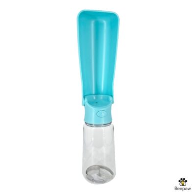 BOTELLA DISPENSADORA DE AGUA PLEGABLE BEEPAW 550ML /CELESTE