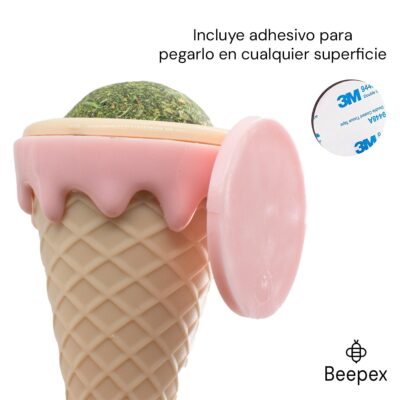 JUGUETE CATNIP HELADO /ROSA