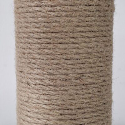 PALO RASCADOR PARA GATOS CON PLATAFORMA BEEPAW GRIS 38X38X36CM _MOD 7