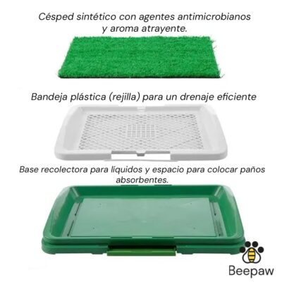 BANDEJA SANITARIA PARA PERROS _MEDIUM 67X41.5X4 CM
