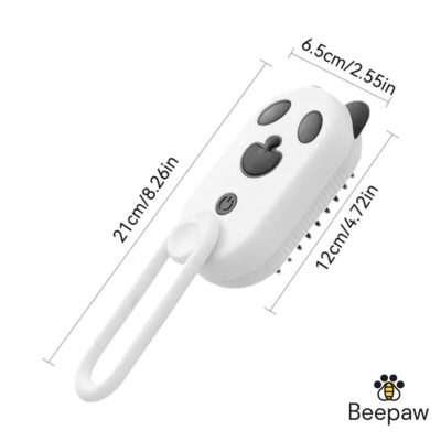 CEPILLO BEEPAW UV CON VAPOR PANDA CON MANGO /BLANCO