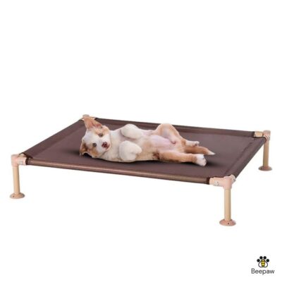 CAMA EN ALTURA MALLADA PARA PERROS _76X60X18 CM