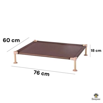 CAMA EN ALTURA MALLADA PARA PERROS _76X60X18 CM