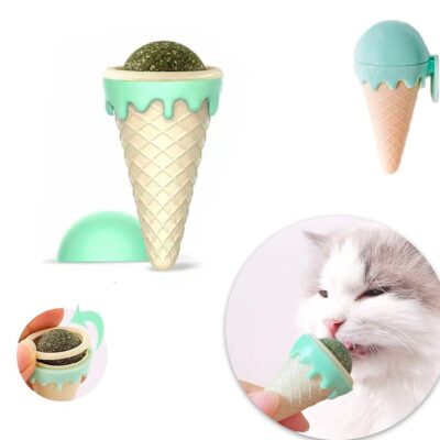 JUGUETE CATNIP HELADO /CELESTE