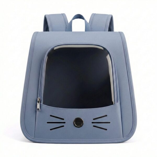 MOCHILA TRANSPORTADORA BIGOTES _34X23X34 CM /AZUL