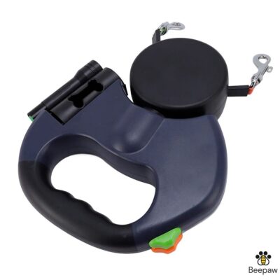 CORREA DE PASEO RETRACTIL DOBLE BEEPAW 3M
