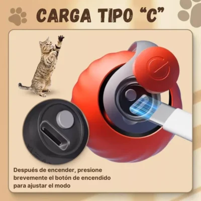 JUGUETE PELOTA INTELIGENTE BEEPAW SPEED-E /NARANJA