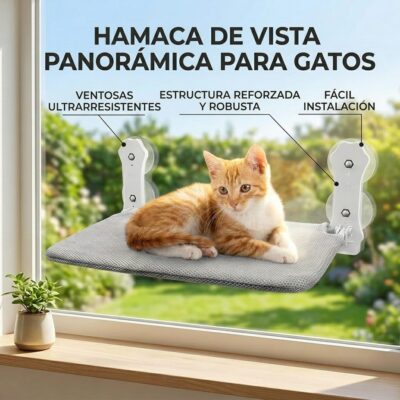 HAMACA PARA GATOS CON SOPAPA _45X30 CM