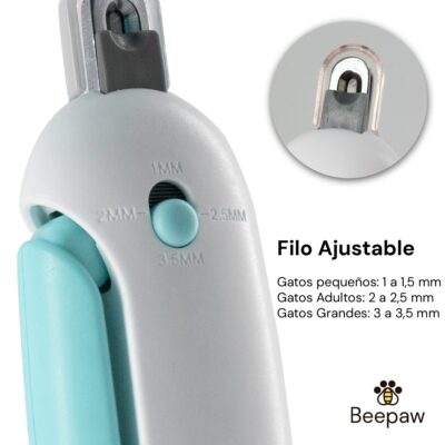 CORTADOR DE UÑAS BEEPAW CUT-E /AZUL
