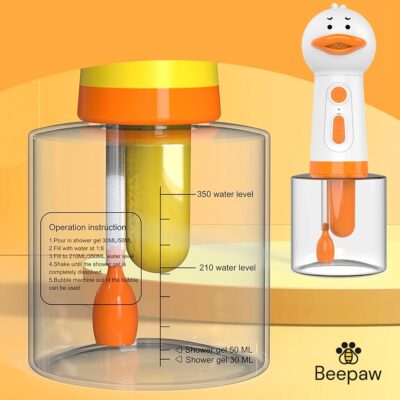 PATO CON BURBUJAS PARA ASEO BEEPAW BUBBL-E /BLANCO