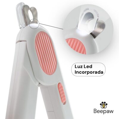 CORTADOR DE UÑAS BEEPAW NAIL-E /ROSA