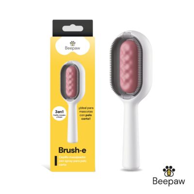 CEPILLO BEEPAW CON CERDAS BRUSH-E PARA PELO CORTO