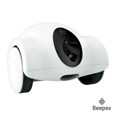 JUGUETE ROBOT CON CAMARA Y MANDO A DISTANCIA CON DISPENSER DE COMIDA /BLANCO