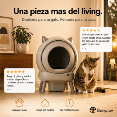 LITERA CON LIMPIEZA AUTOMÁTICA BEEPAW _ROCK-E 2.0 /BLANCO
