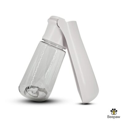 BOTELLA DISPENSADORA DE AGUA PLEGABLE BEEPAW 550ML /BLANCO