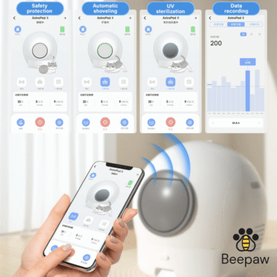 LITERA AUTOLIMPIANTE CON FILTRO UV BEEPAW SAND-E /BLANCO