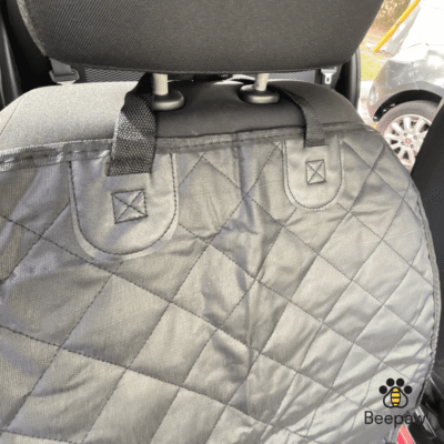 FUNDA CUBRE ASIENTO TRASERO CON BOLSILLOS /NEGRO