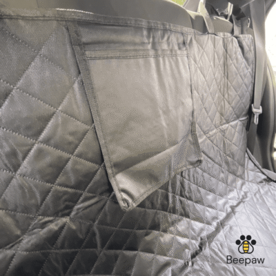 FUNDA CUBRE ASIENTO TRASERO CON BOLSILLOS /NEGRO