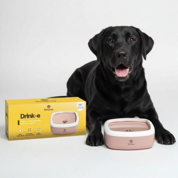 BEBEDERO INTERACTIVO PARA PERROS BEEPAW DRINK-E /ROSA