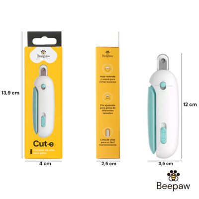 CORTADOR DE UÑAS BEEPAW CUT-E /AZUL