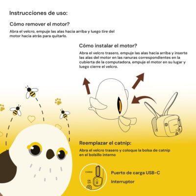 JUGUETE LECHUZA INTELIGENTE BEEPAW TUIT-E