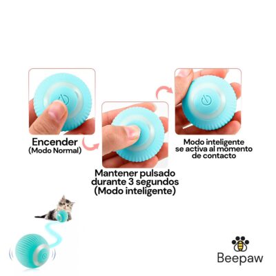 JUGUETE PELOTA INTELIGENTE BEEPAW BALL-E _PEQUEÑO /AZUL