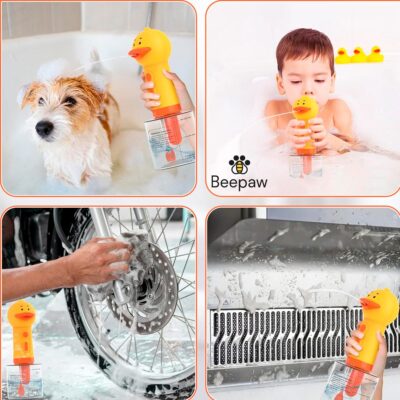PATO CON BURBUJAS PARA ASEO BEEPAW BUBBL-E /BLANCO