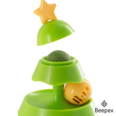 JUGUETE CATNIP ARBOL NAVIDAD TRES CAPAS /VERDE