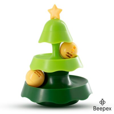 JUGUETE CATNIP ARBOL NAVIDAD TRES CAPAS /VERDE